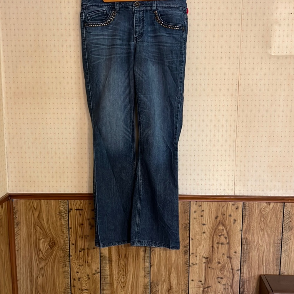Democracy women’s revolution boot jeans.